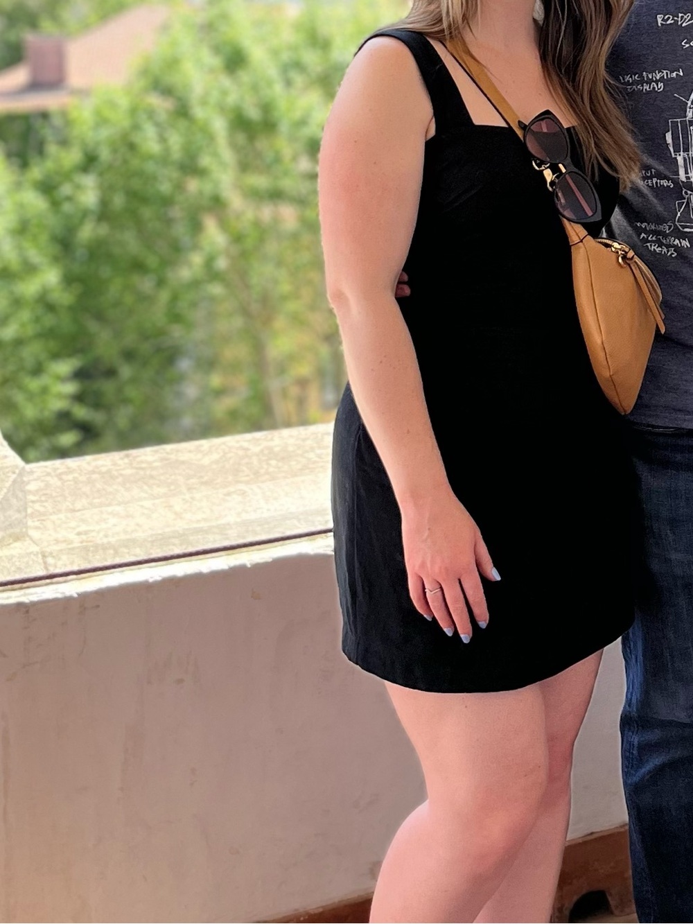 Abercrombie Black Summer Dress - Linen